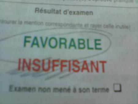 Le permis c fait!!!