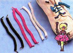 les lacets.....